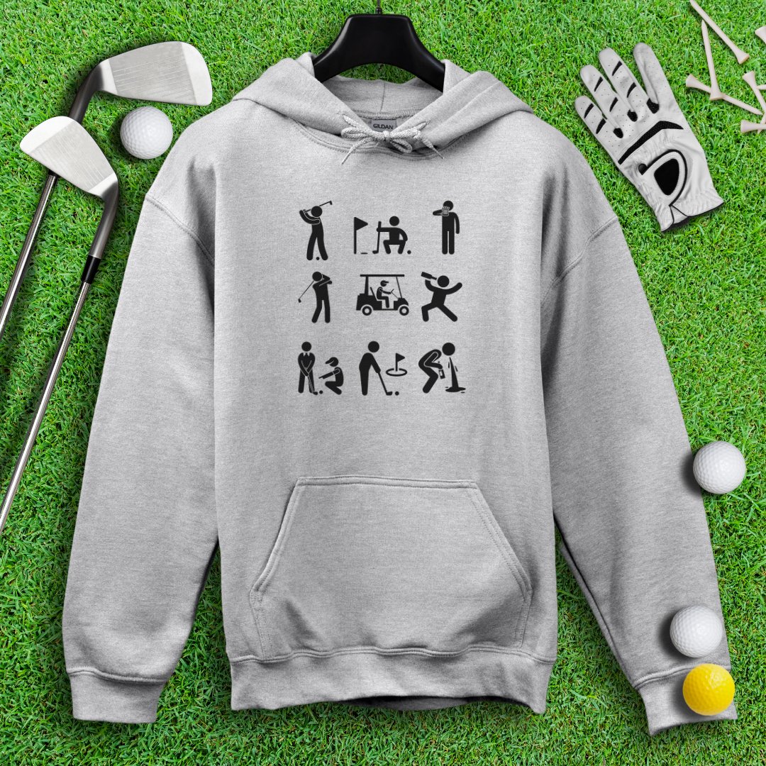 Funny Golf Icon Hoodie - TeeHee Golf Gear