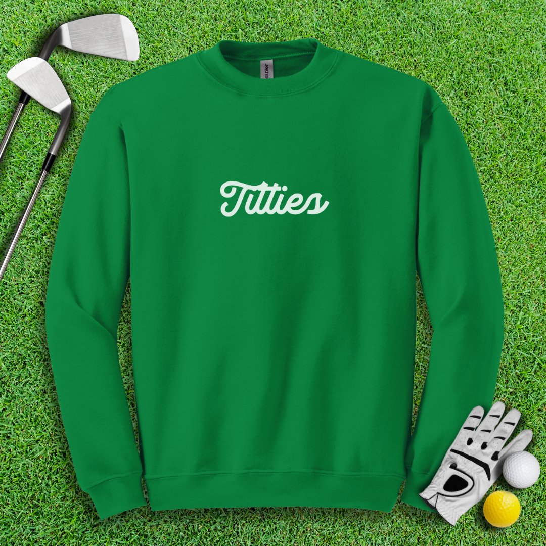 Funny Golf Not Titleist Crewneck - TeeHee Golf Gear