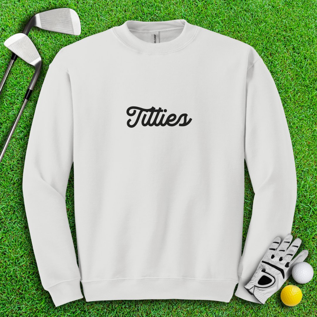 Funny Golf Not Titleist Crewneck - TeeHee Golf Gear