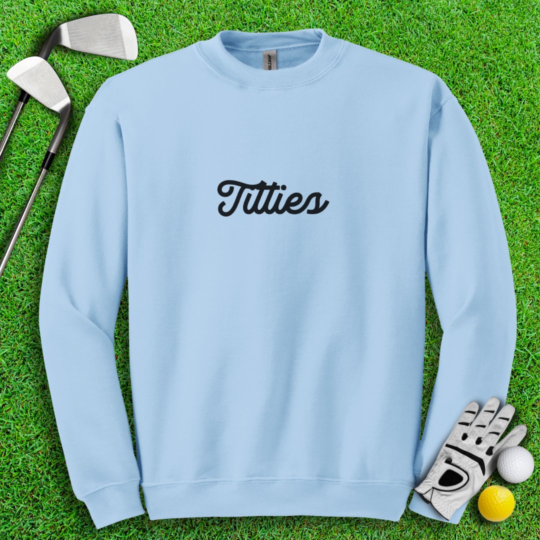 Funny Golf Not Titleist Crewneck - TeeHee Golf Gear