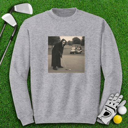 Ghostface Long Putt Crewneck - TeeHee Golf Gear