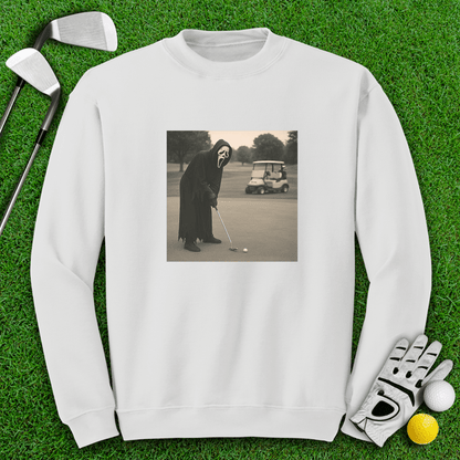 Ghostface Long Putt Crewneck - TeeHee Golf Gear