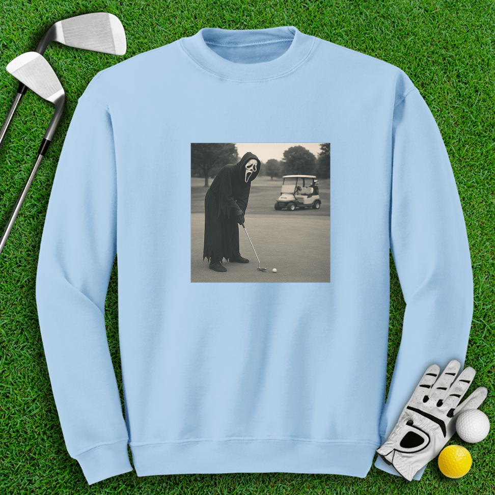 Ghostface Long Putt Crewneck - TeeHee Golf Gear
