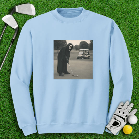 Ghostface Long Putt Crewneck - TeeHee Golf Gear