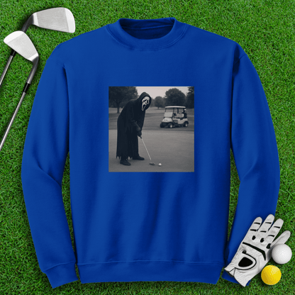 Ghostface Long Putt Crewneck - TeeHee Golf Gear