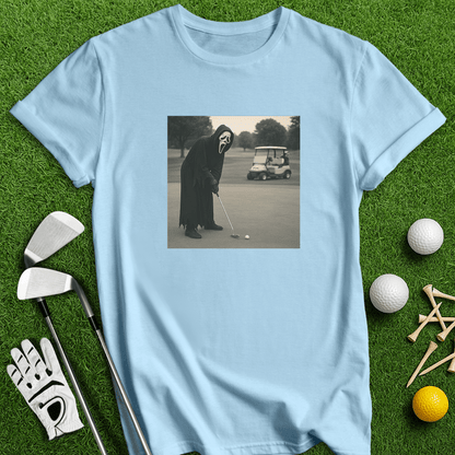 Ghostface Long Putt T-shirt - TeeHee Golf Gear