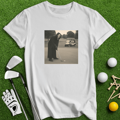 Ghostface Long Putt T-shirt - TeeHee Golf Gear