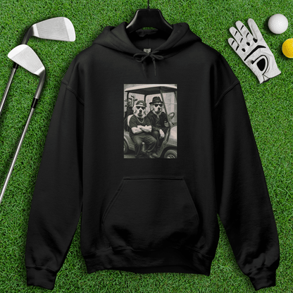 Golden Retriever Gangster Golfer Hoodie - TeeHee Golf Gear