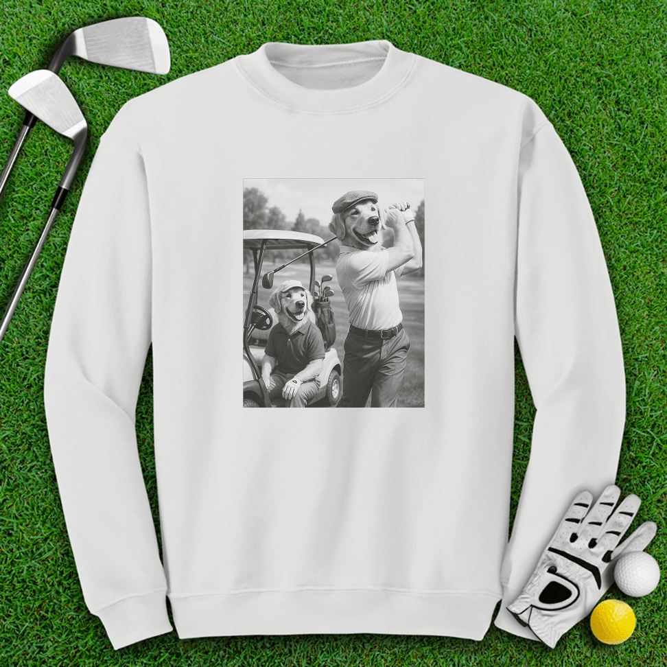 Golden Retriever Golfers Crewneck - TeeHee Golf Gear