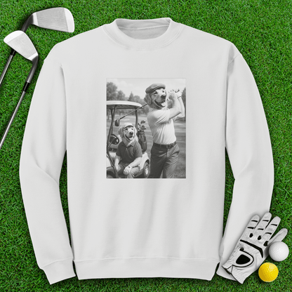 Golden Retriever Golfers Crewneck - TeeHee Golf Gear