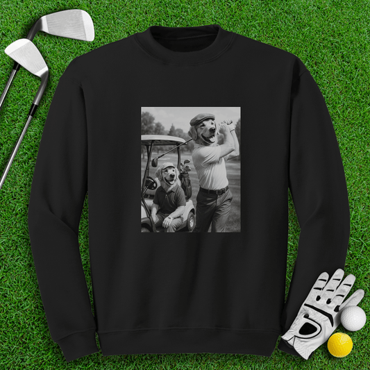 Golden Retriever Golfers Crewneck - TeeHee Golf Gear