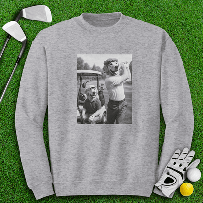Golden Retriever Golfers Crewneck - TeeHee Golf Gear