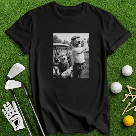 Golden Retriever Golfers T-shirt - TeeHee Golf Gear