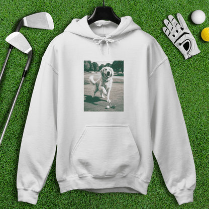 Golden Retriever Golfing Hoodie - TeeHee Golf Gear