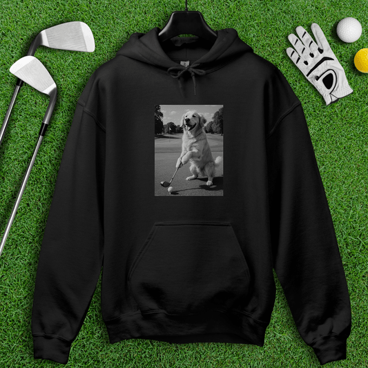Golden Retriever Golfing Hoodie - TeeHee Golf Gear