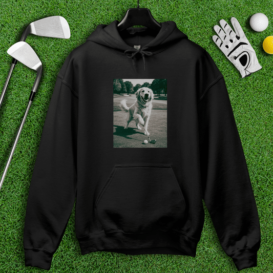 Golden Retriever Golfing Hoodie - TeeHee Golf Gear