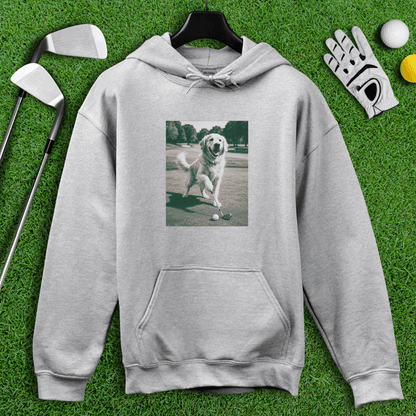 Golden Retriever Golfing Hoodie - TeeHee Golf Gear