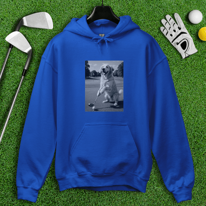 Golden Retriever Golfing Hoodie - TeeHee Golf Gear