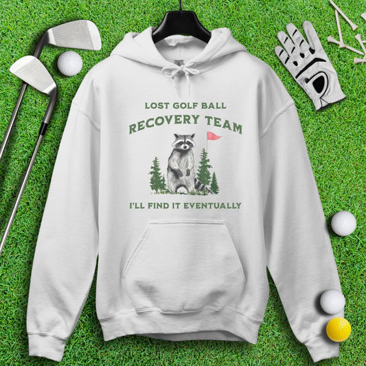 Golf Ball Recovery Team Raccoon Hoodie - TeeHee Golf Gear