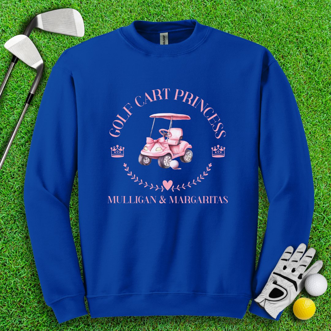 Golf Cart Princess Crewneck - TeeHee Golf Gear
