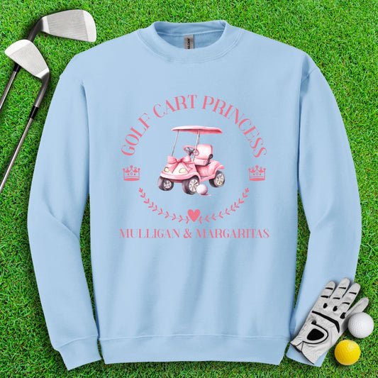 Golf Cart Princess Crewneck - TeeHee Golf Gear