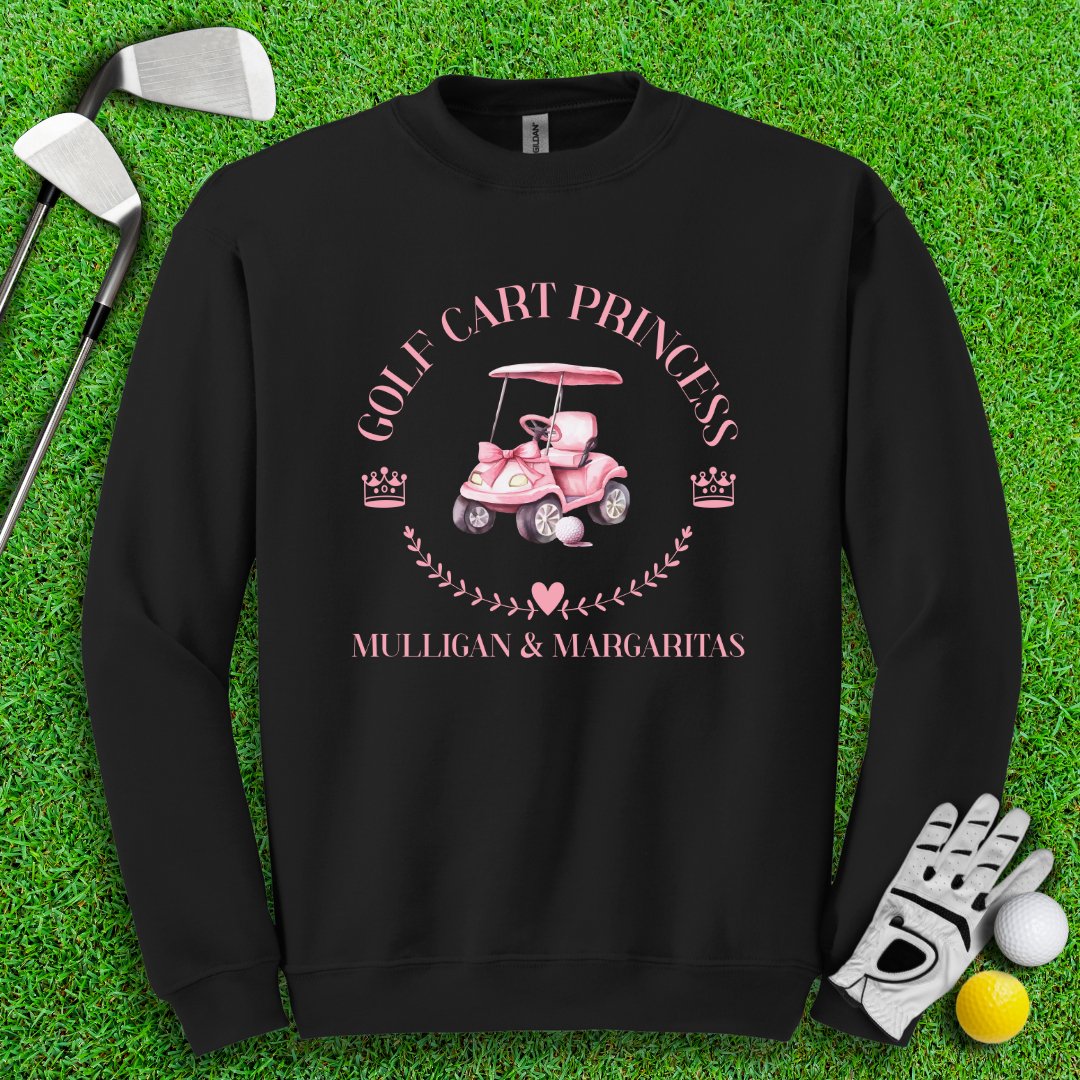 Golf Cart Princess Crewneck - TeeHee Golf Gear