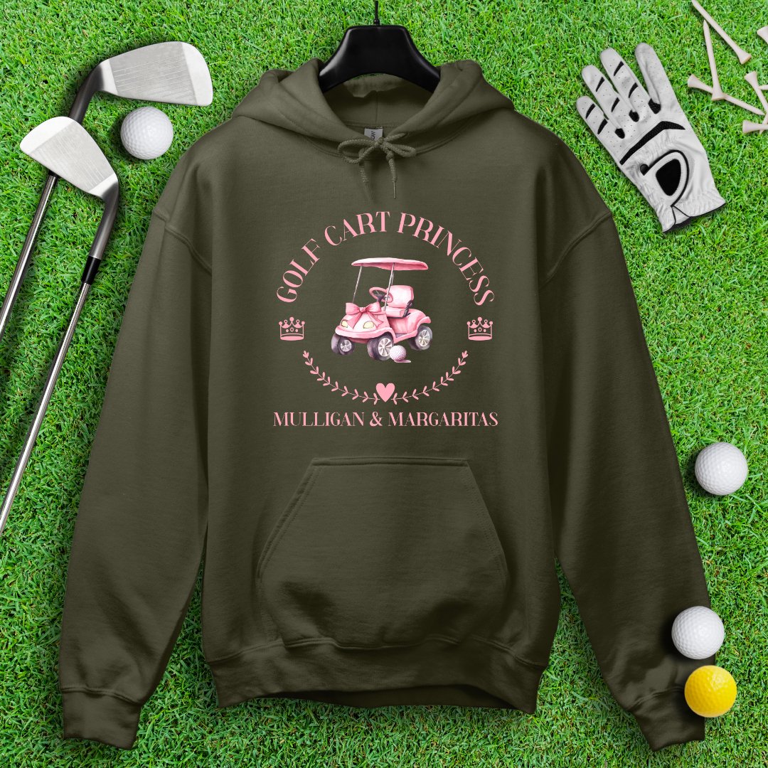 Golf Cart Princess Hoodie - TeeHee Golf Gear