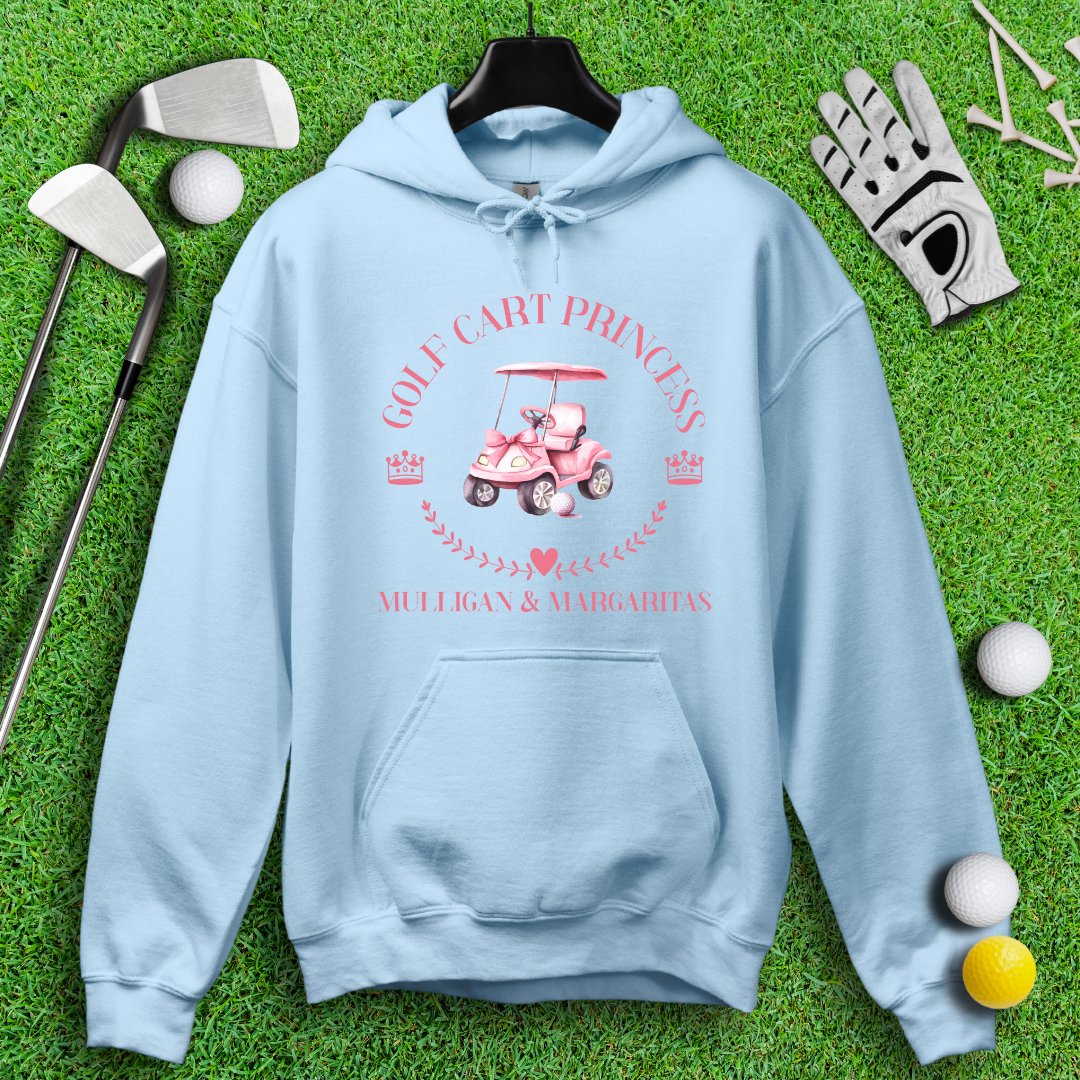 Golf Cart Princess Hoodie - TeeHee Golf Gear