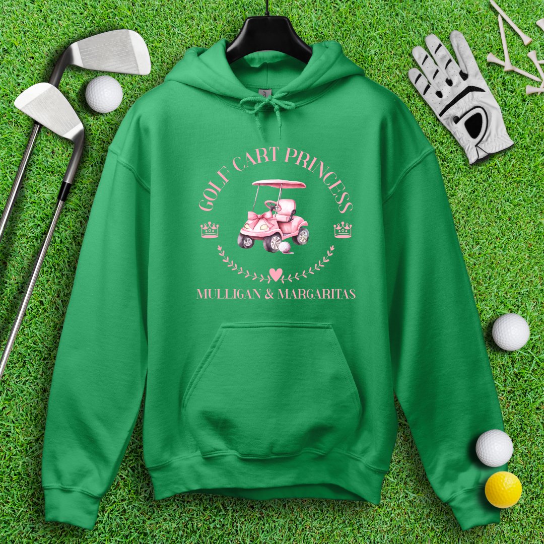 Golf Cart Princess Hoodie - TeeHee Golf Gear