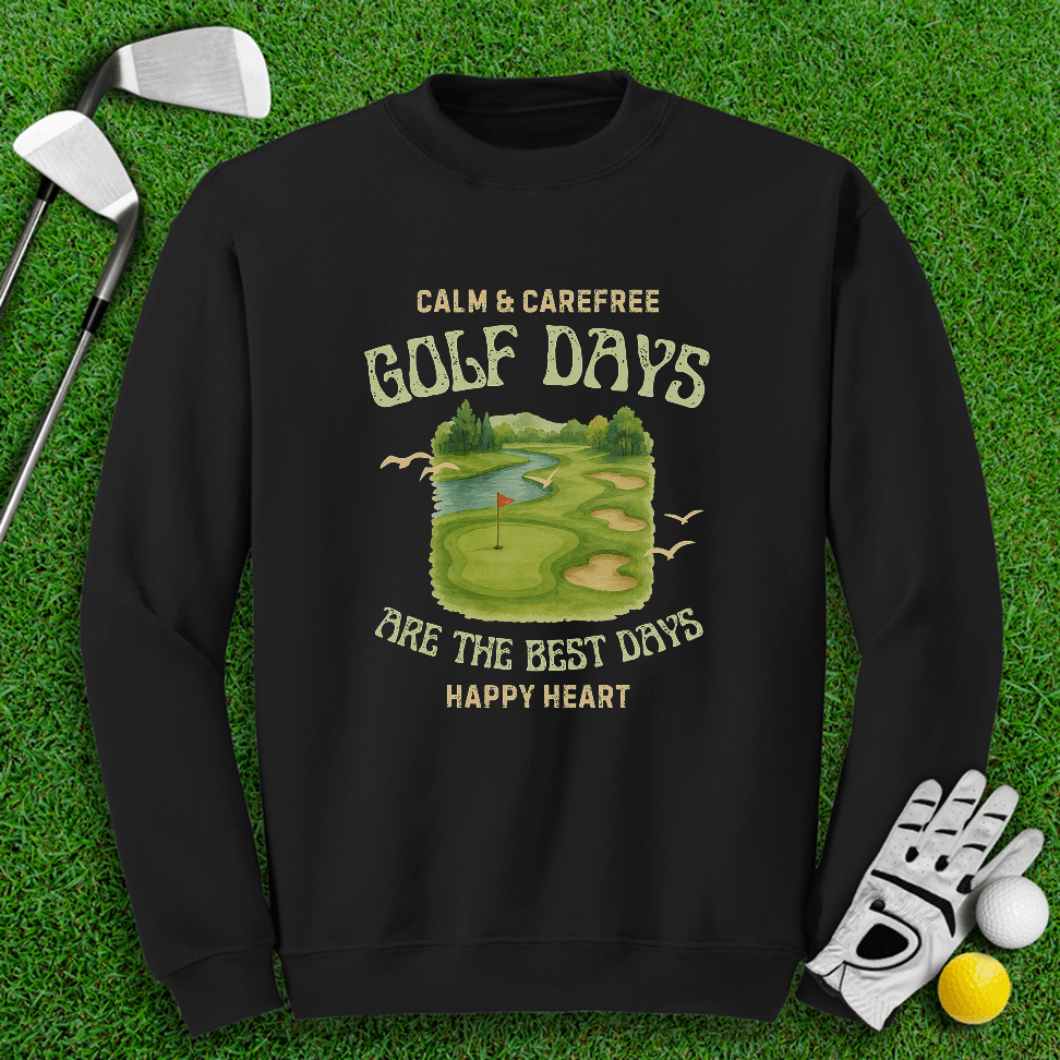 Golf Days Best Days Crewneck - TeeHee Golf Gear