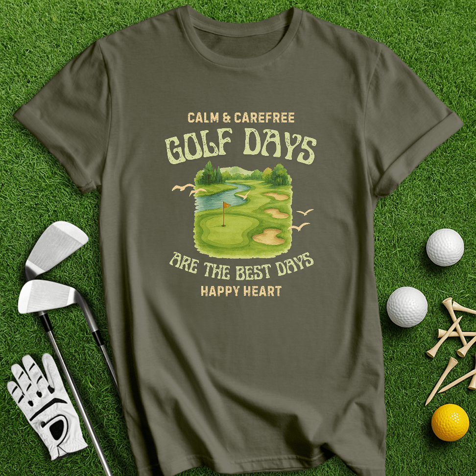 Golf Days Best Days T-shirt - TeeHee Golf Gear