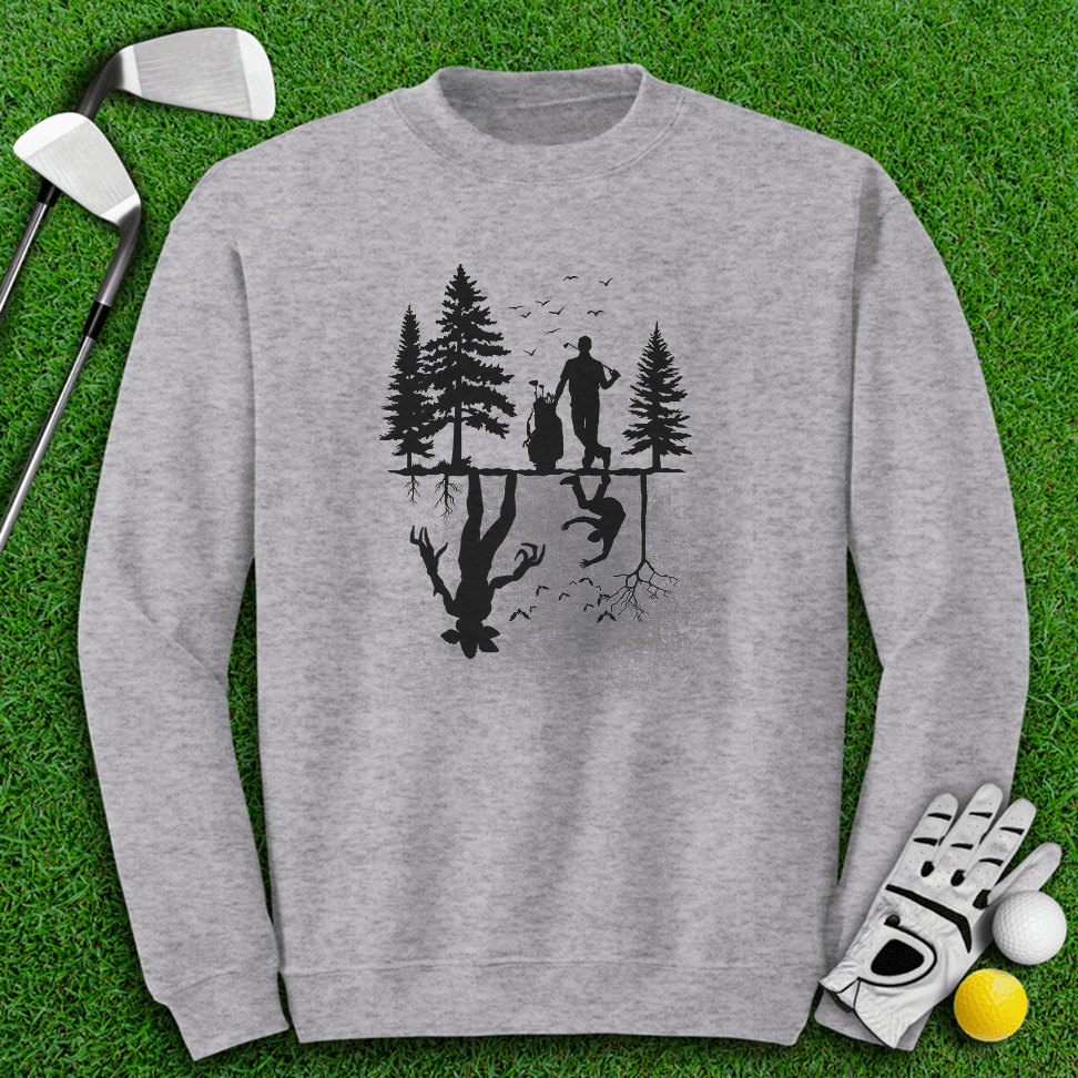 Golf In The Upside Down Crewneck - TeeHee Golf Gear