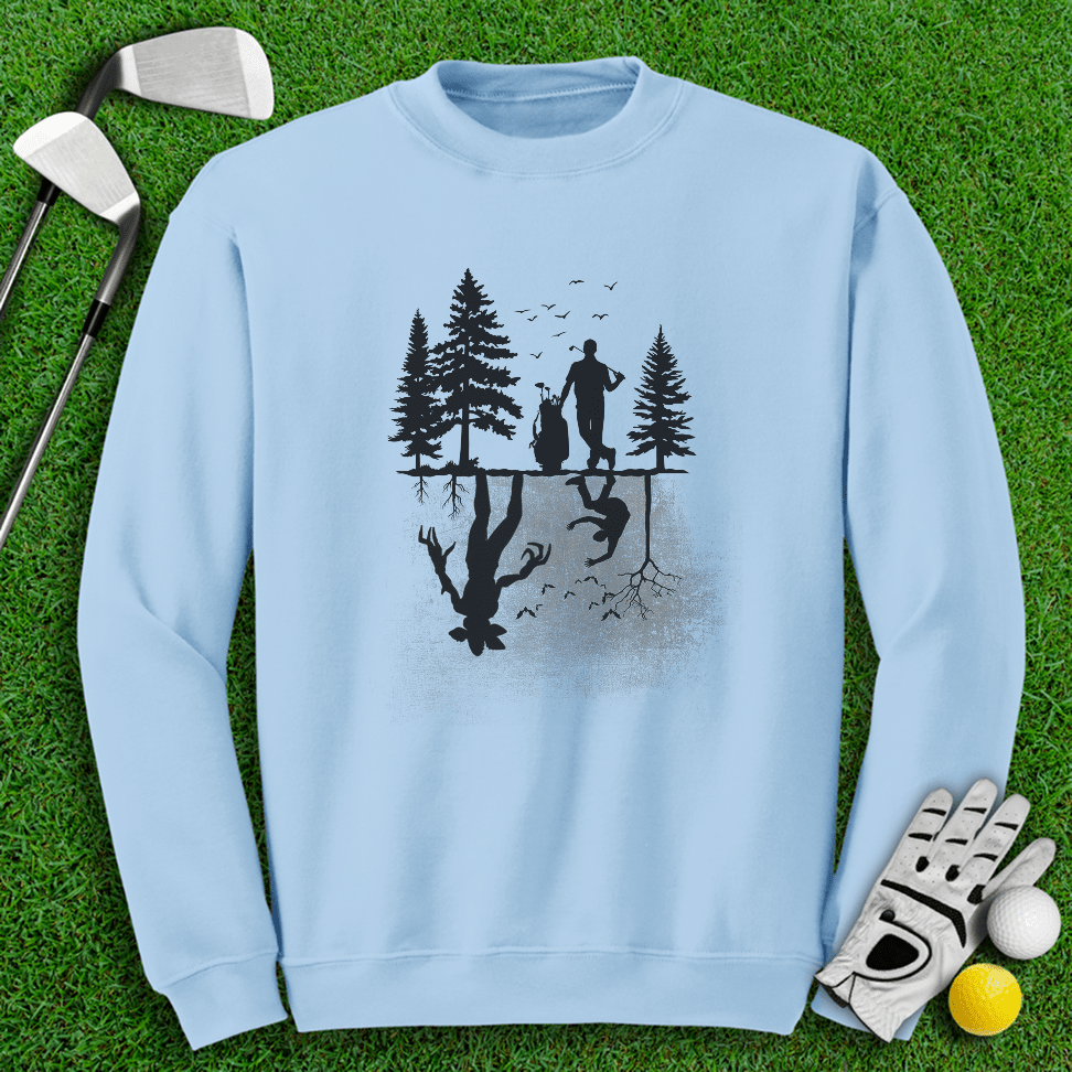 Golf In The Upside Down Crewneck - TeeHee Golf Gear