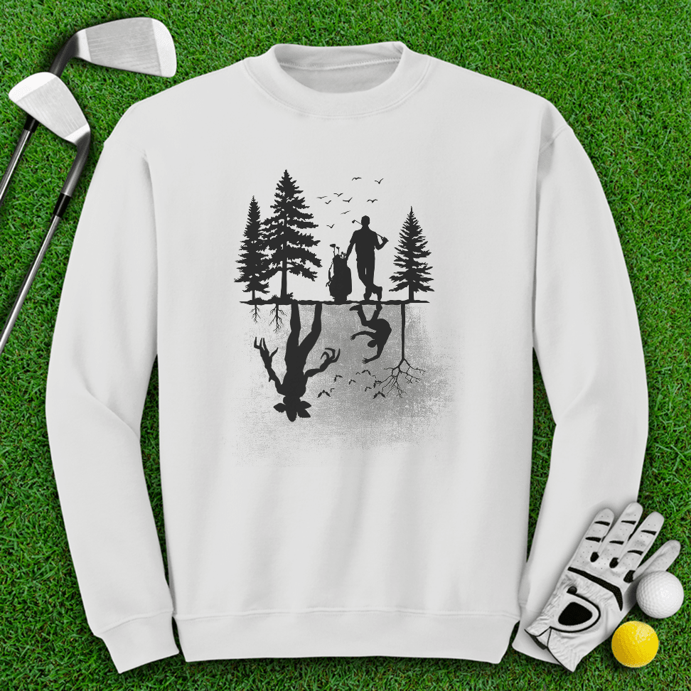 Golf In The Upside Down Crewneck - TeeHee Golf Gear
