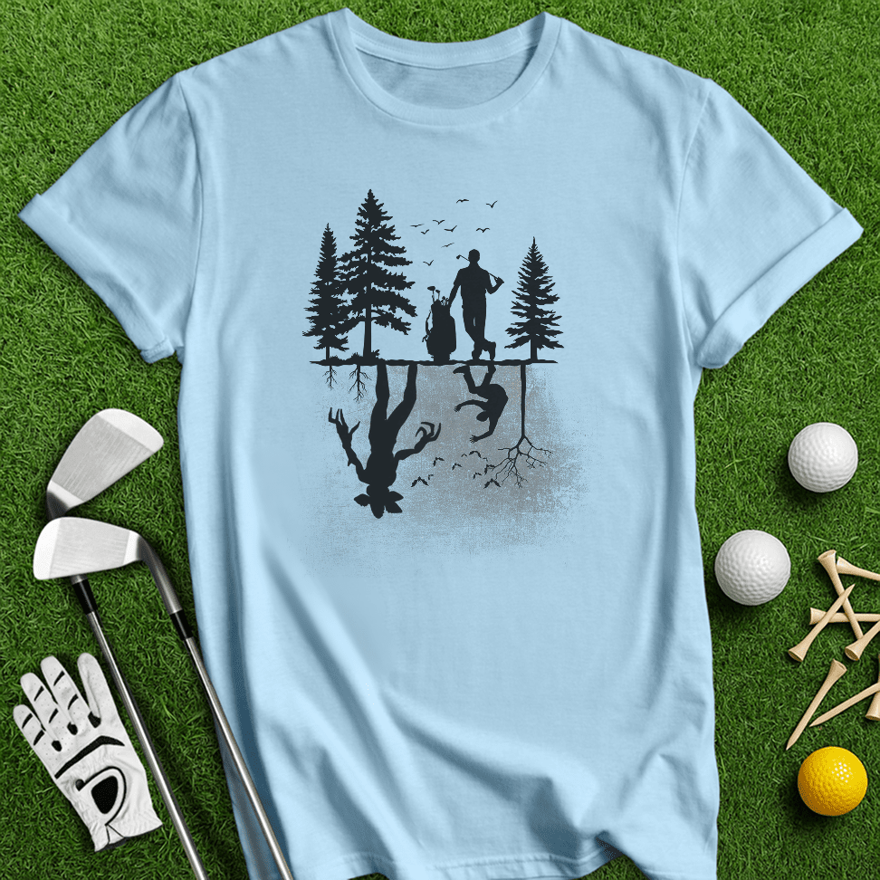 Golf In The Upside Down T-Shirt - TeeHee Golf Gear
