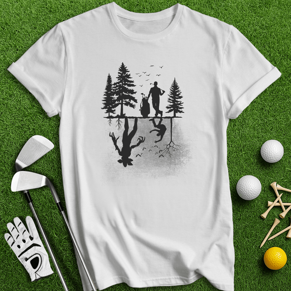 Golf In The Upside Down T-Shirt - TeeHee Golf Gear