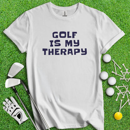 Golf is My Therapy Funny T - Shirt - TeeHee Golf Gear