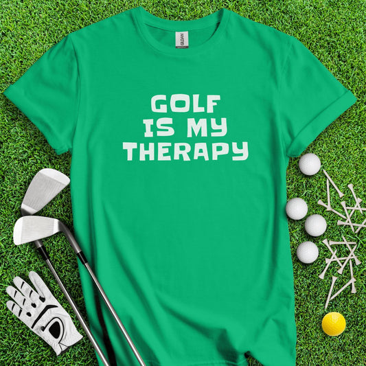 Golf is My Therapy Funny T - Shirt - TeeHee Golf Gear