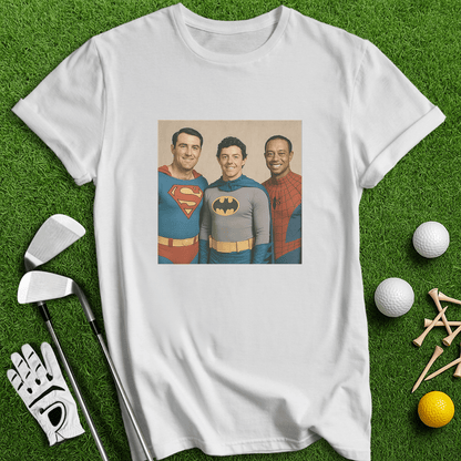Golf Legends Superheroes T-shirt - TeeHee Golf Gear