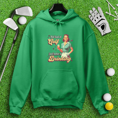 Golf Okay, Drinks Excellent Hoodie - TeeHee Golf Gear