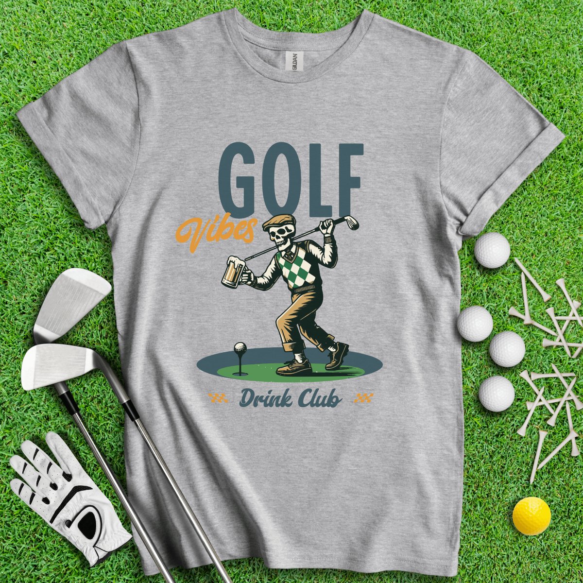 Golf Vibe Drink Club T - Shirt - TeeHee Golf Gear