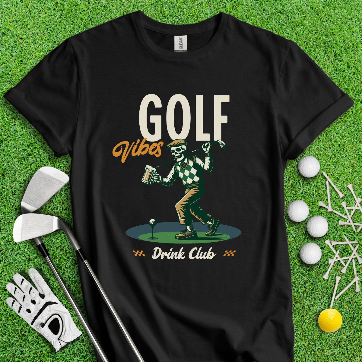 Golf Vibe Drink Club T - Shirt - TeeHee Golf Gear