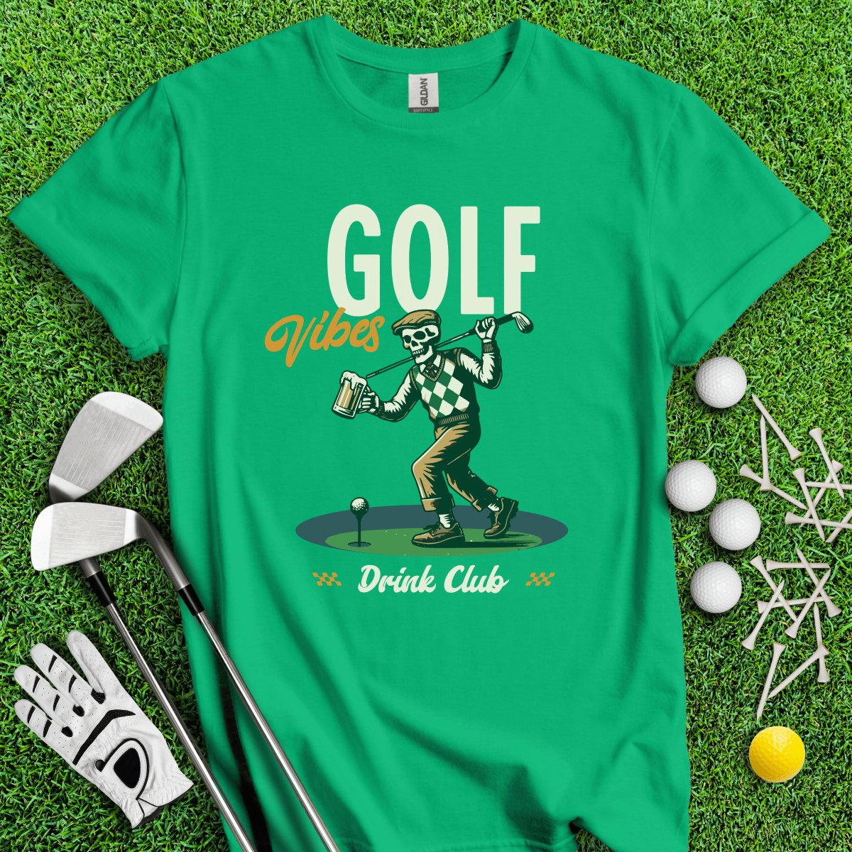 Golf Vibe Drink Club T - Shirt - TeeHee Golf Gear