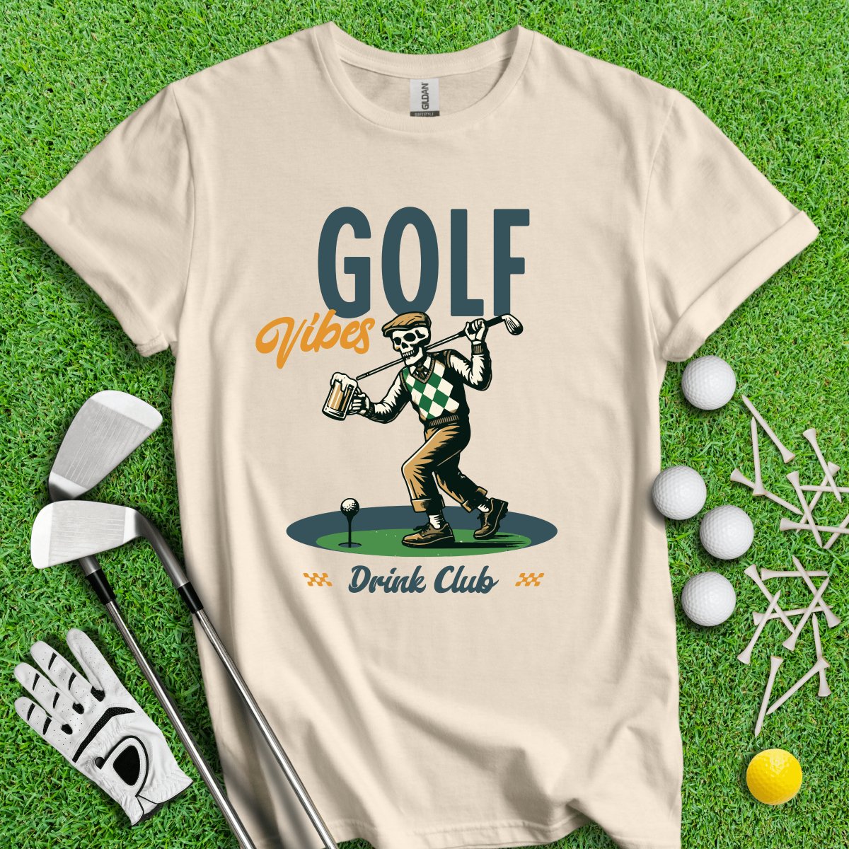 Golf Vibe Drink Club T - Shirt - TeeHee Golf Gear