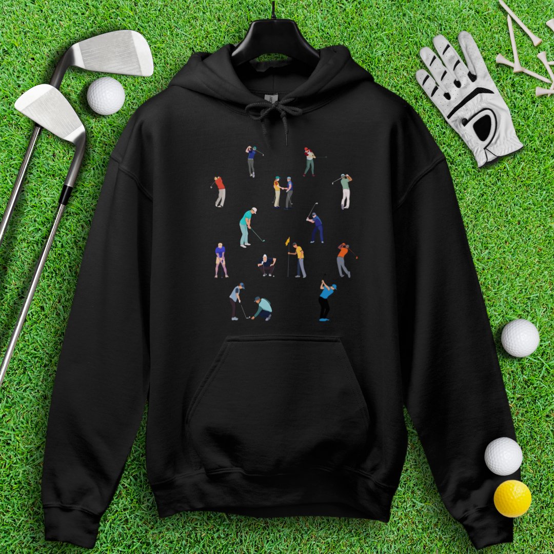 Golfer Prints Hoodie - TeeHee Golf Gear