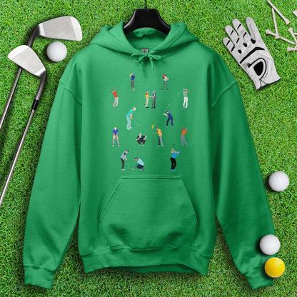 Golfer Prints Hoodie - TeeHee Golf Gear