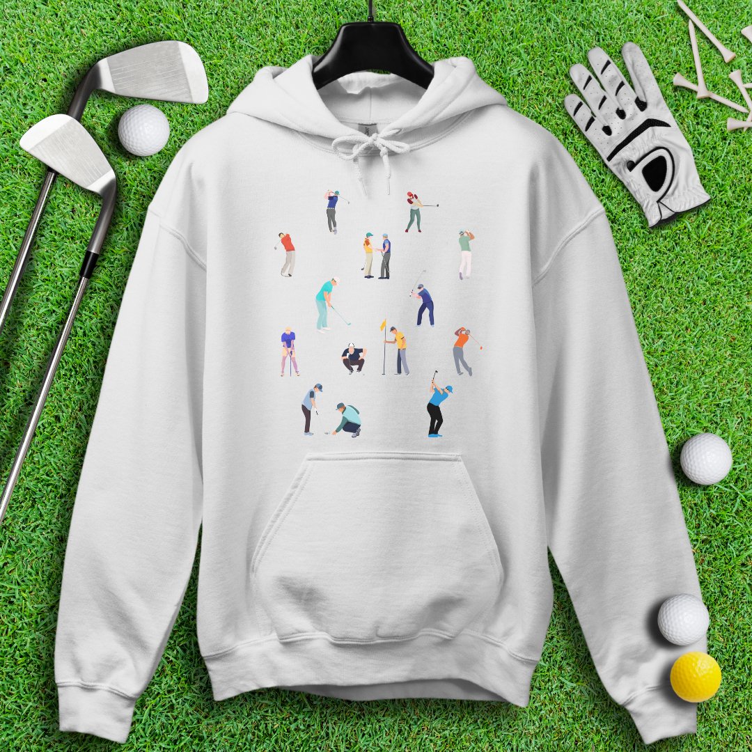 Golfer Prints Hoodie - TeeHee Golf Gear