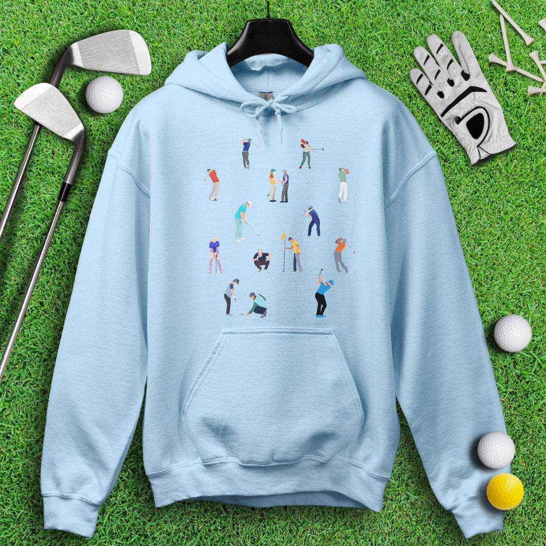 Golfer Prints Hoodie - TeeHee Golf Gear