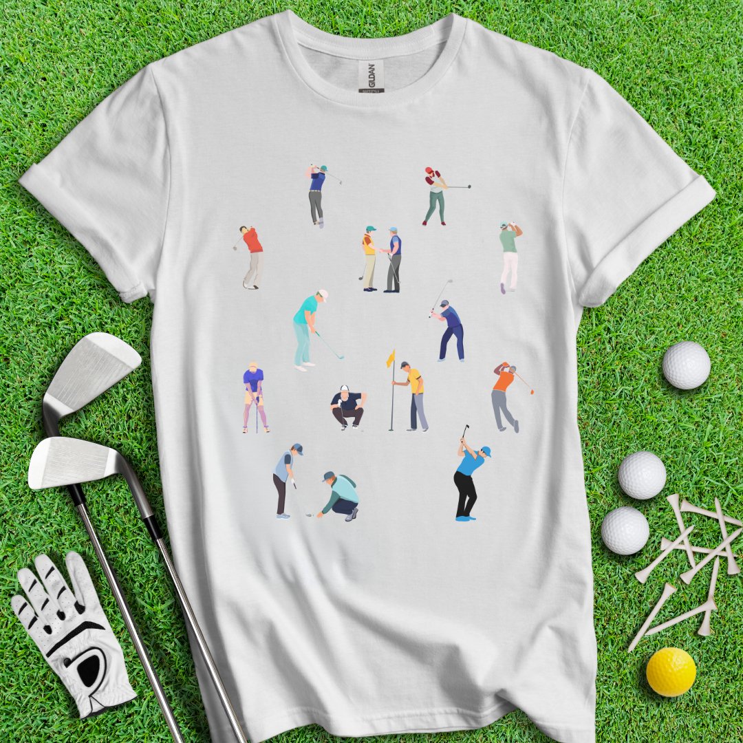 Golfer Prints T-shirt - TeeHee Golf Gear