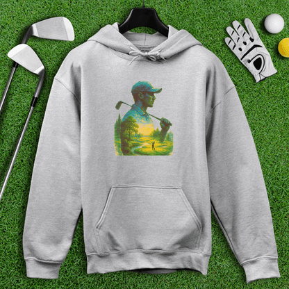 Golfer’s Serene Mindscape Hoodie - TeeHee Golf Gear